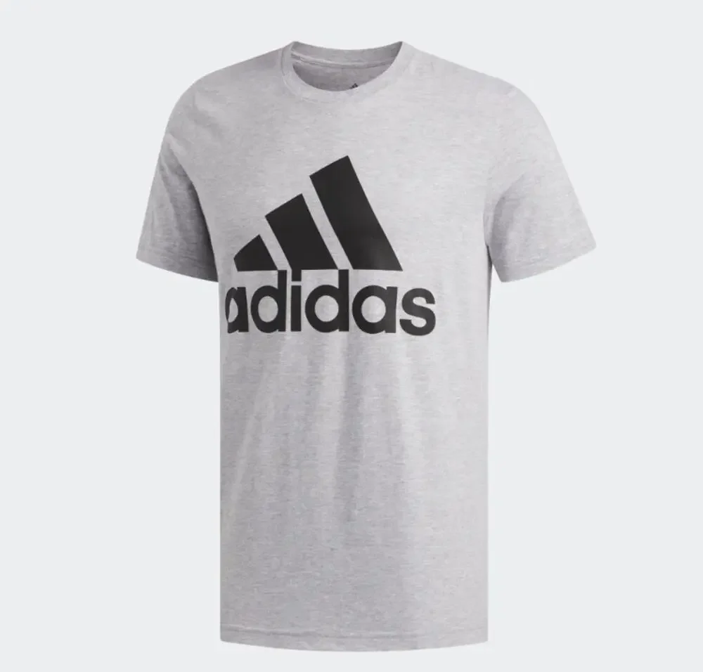 Adidas Gray Graphic Short Sleeve Crew Neck Amplifier Tee Men's Size Small